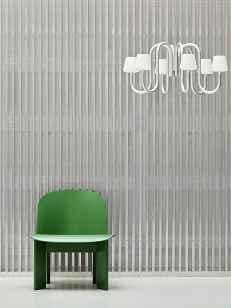 CHISEL LOUNGE CHAIR WOOD -  Green , Home design Bensimon