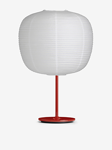 COMMON RICE PAPER LAMP RED FOOT -  Red , Home design Bensimon