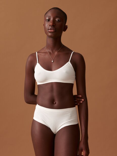 SPORTS BRA -  Ecru , Ready-to-wear Bensimon