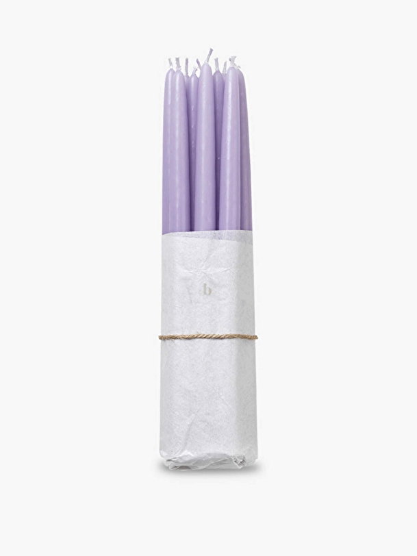 10 SLIM LILA CANDLES - Lilas , Home design Bensimon