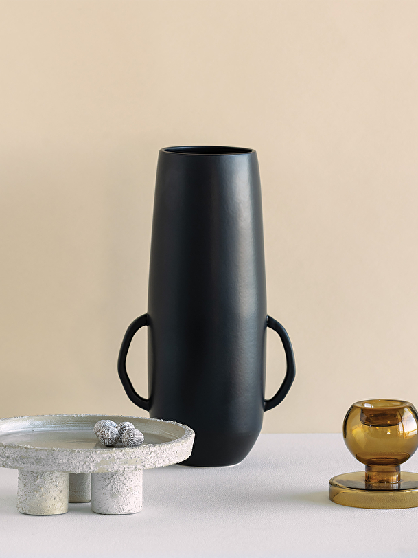 RETRO AMBER CANDLE HOLDER -  Amber , Home design Bensimon