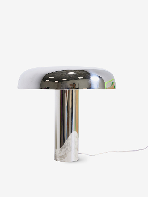 MUSHROOM CHROME LAMP 39X39X38 -  Chrome , Home design Bensimon