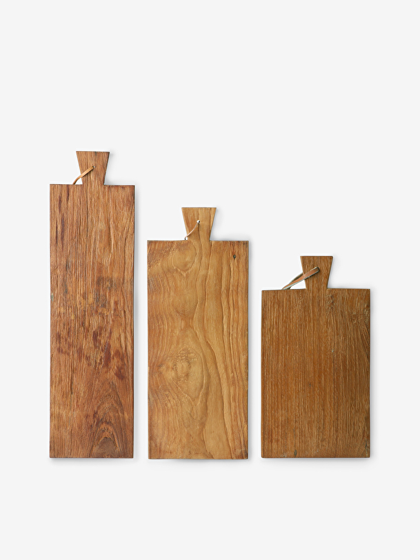 RECYCLED TEAK BOARD -  Natural , Home design Bensimon