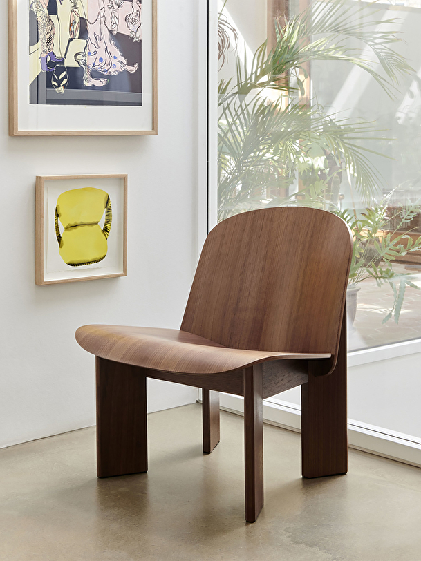CHISEL LOUNGE CHAIR WOOD -  Natural , Home design Bensimon