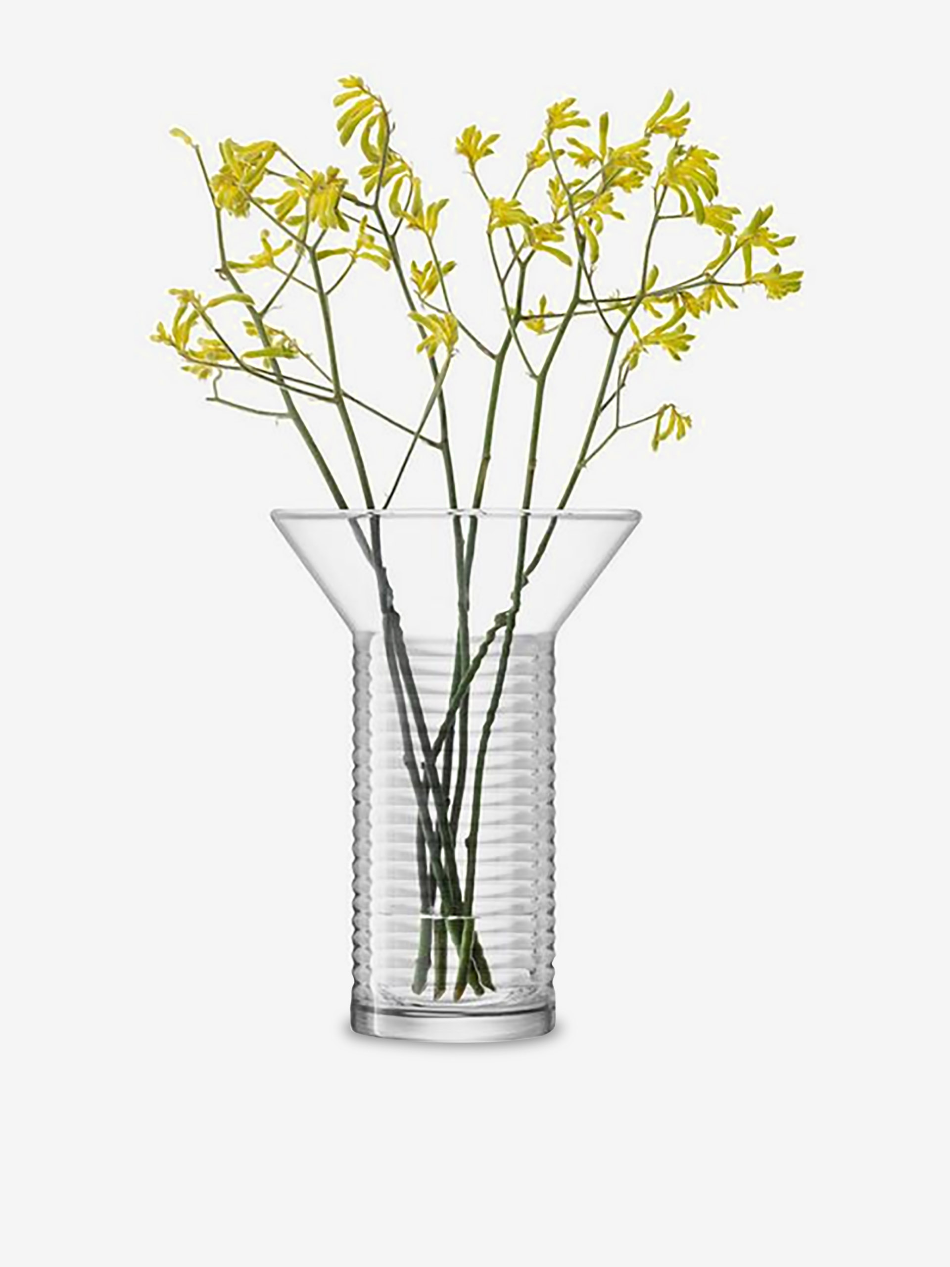 SCREW VASE L H30 D18 - Transparent , Home design Bensimon