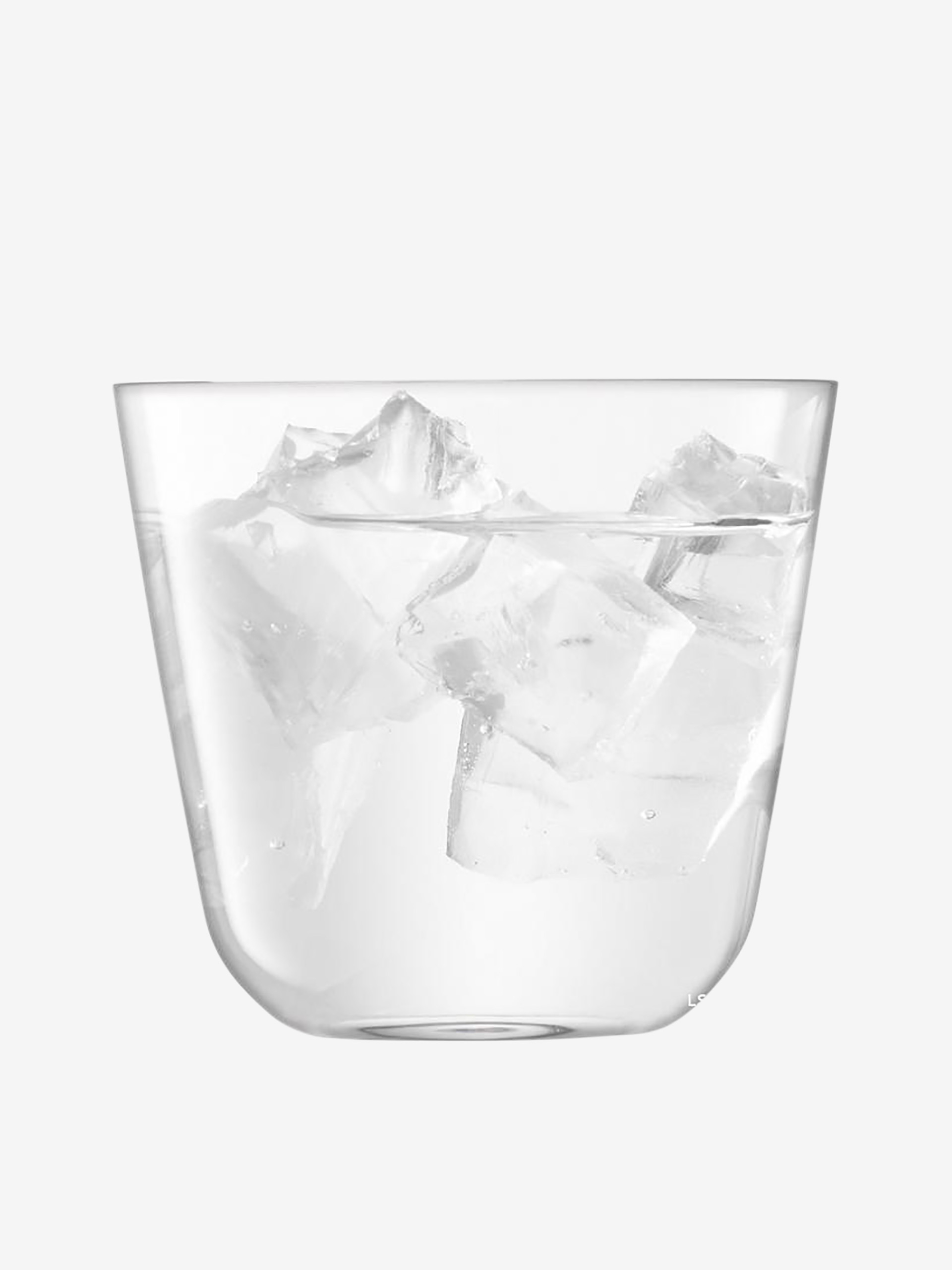 BOX OF 4 LOW STACKABLE GLASSES 260ML - Transparent , Home design Bensimon