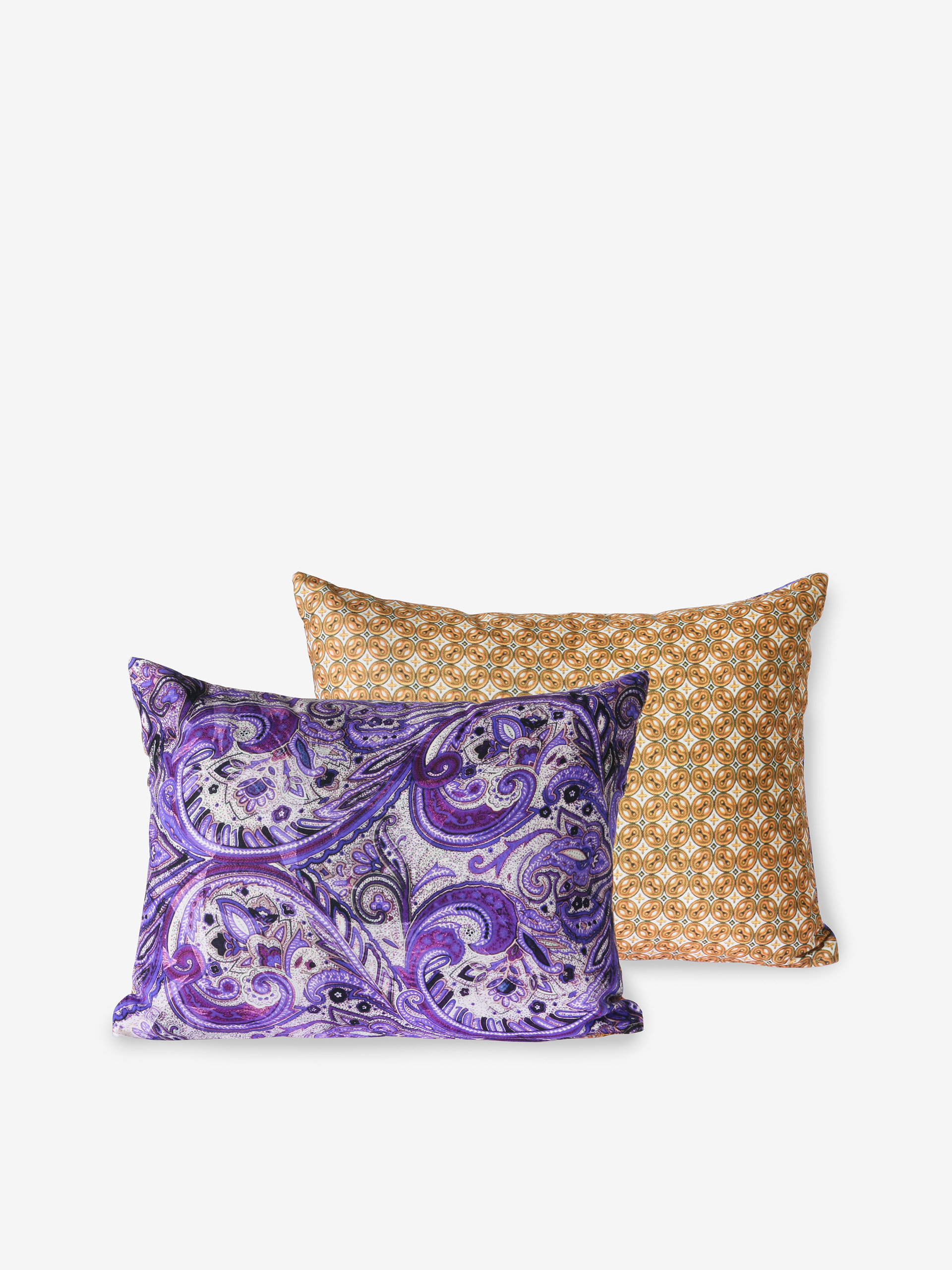 RETRO PURPLE BIFACE CUSHION -  P urple , Home design Bensimon