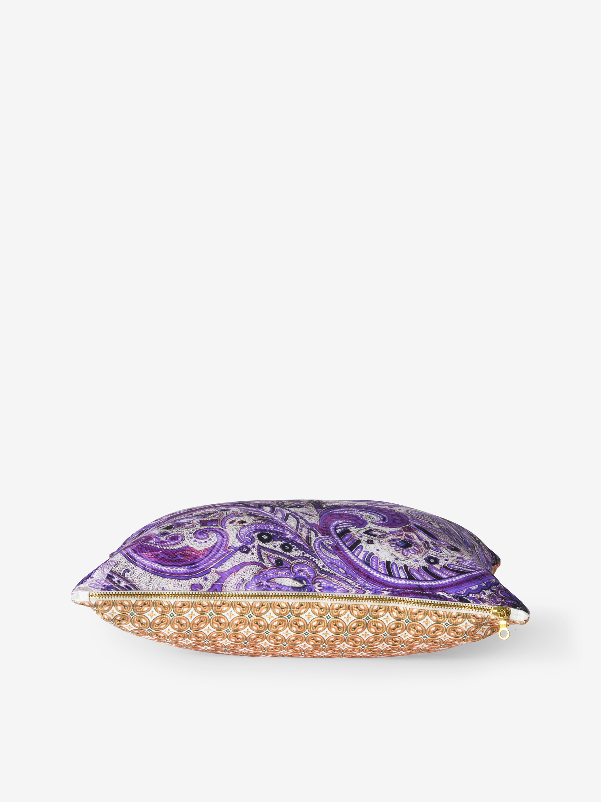 RETRO PURPLE BIFACE CUSHION -  P urple , Home design Bensimon