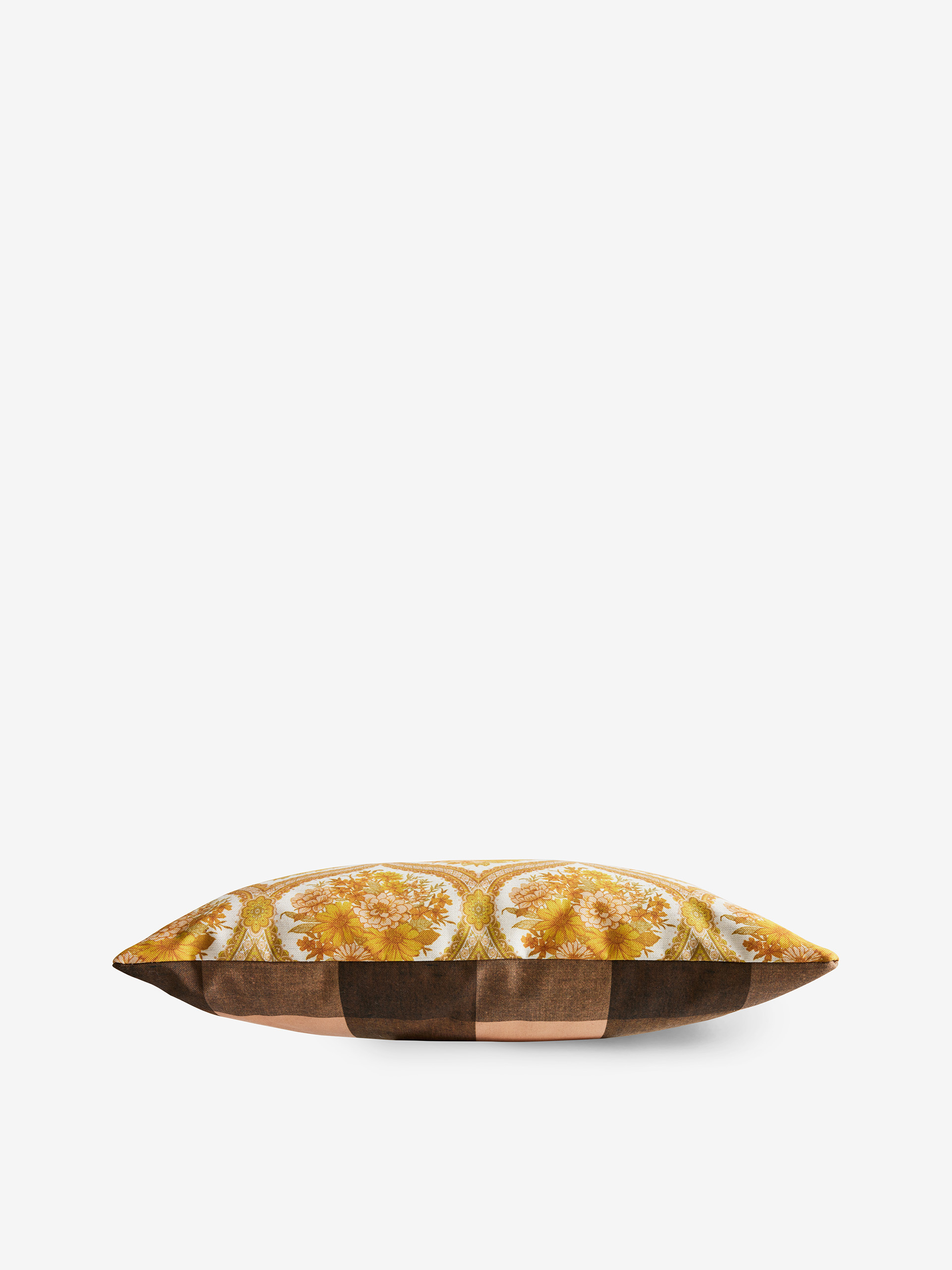 RETRO BIFACE CUSHION -  Pink / yellow , Home design Bensimon