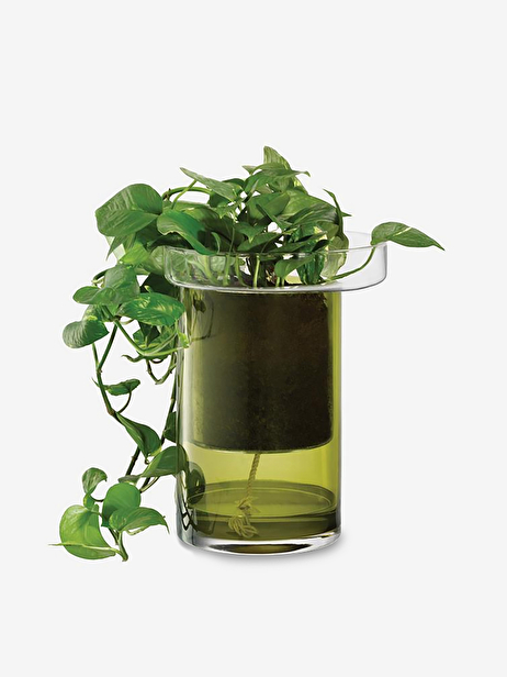 MEDIUM WATER RESERVE PLANT POT H27 D22 -  Green , Home design Bensimon