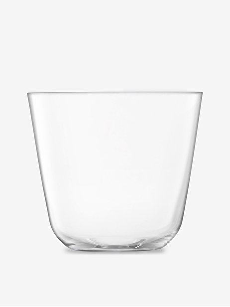 BOX OF 4 LOW STACKABLE GLASSES 260ML -  Transparent , Home design Bensimon