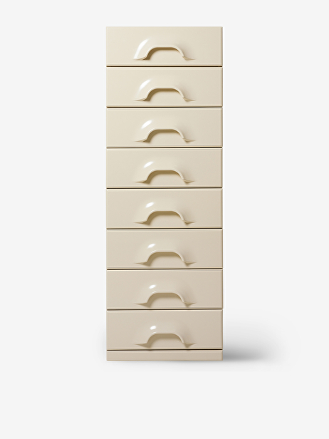 COLUMN 8 DRAWERS ECRU -  Cream , Home design Bensimon