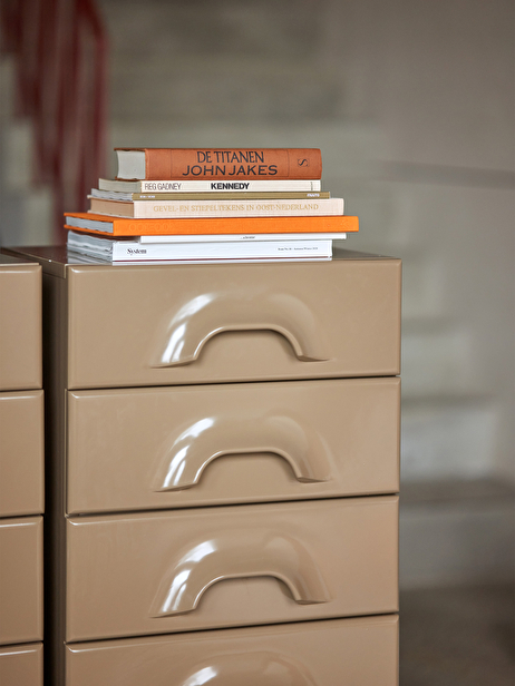 COLUMN 8 DRAWERS ECRU -  Cream , Home design Bensimon