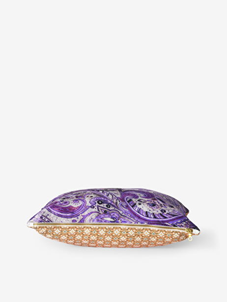 RETRO PURPLE BIFACE CUSHION -  P urple , Home design Bensimon
