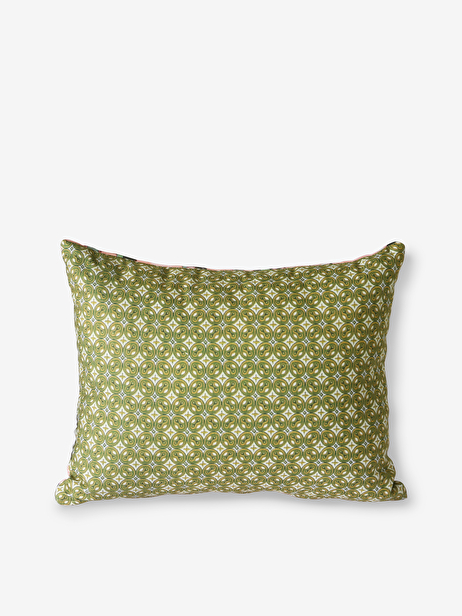 RETRO BICFACE CUSHION GREEN PINK -  Green / pink , Home design Bensimon