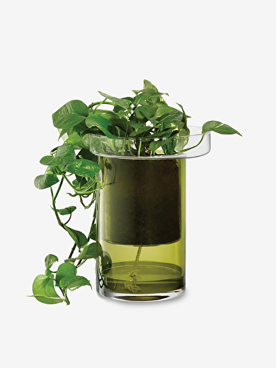MEDIUM WATER RESERVE PLANT POT H27 D22 -  Green , Home design Bensimon
