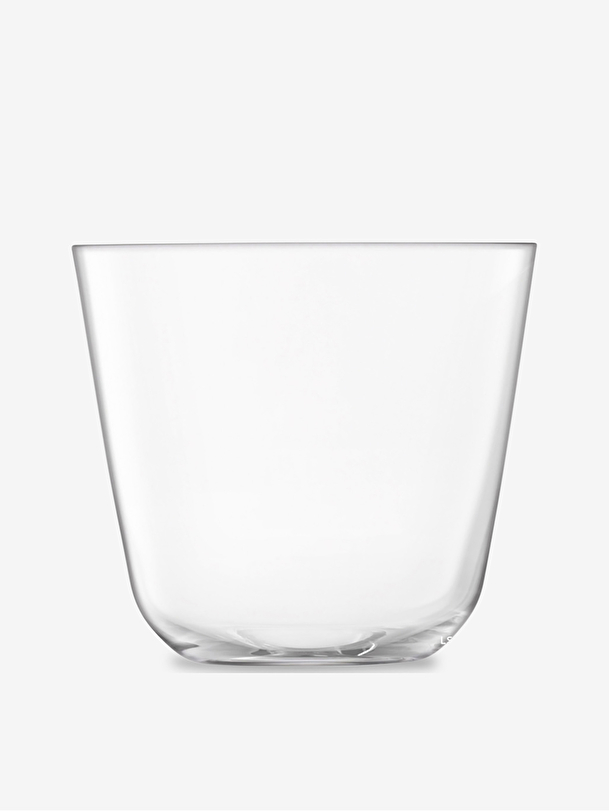 BOX OF 4 LOW STACKABLE GLASSES 260ML - Transparent , Home design Bensimon
