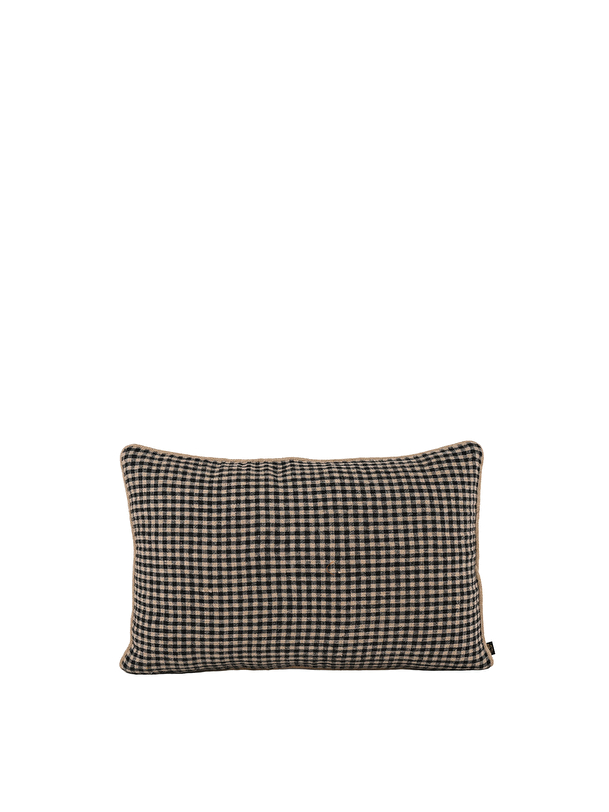 LINEN CUSHION BLUE GRAY LINE 40X60 -  Charlotte , Home design Bensimon