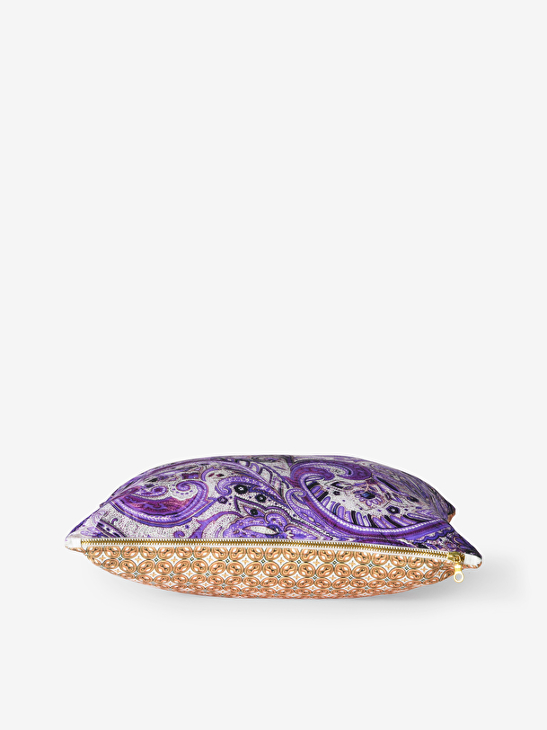 RETRO PURPLE BIFACE CUSHION -  P urple , Home design Bensimon