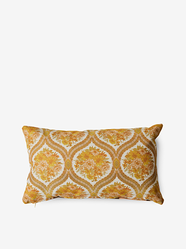 RETRO BIFACE CUSHION -  Pink / yellow , Home design Bensimon