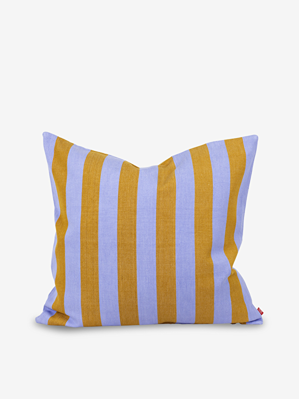 EMMA PURPLE BROWN CUSHION -  P urple , Home design Bensimon