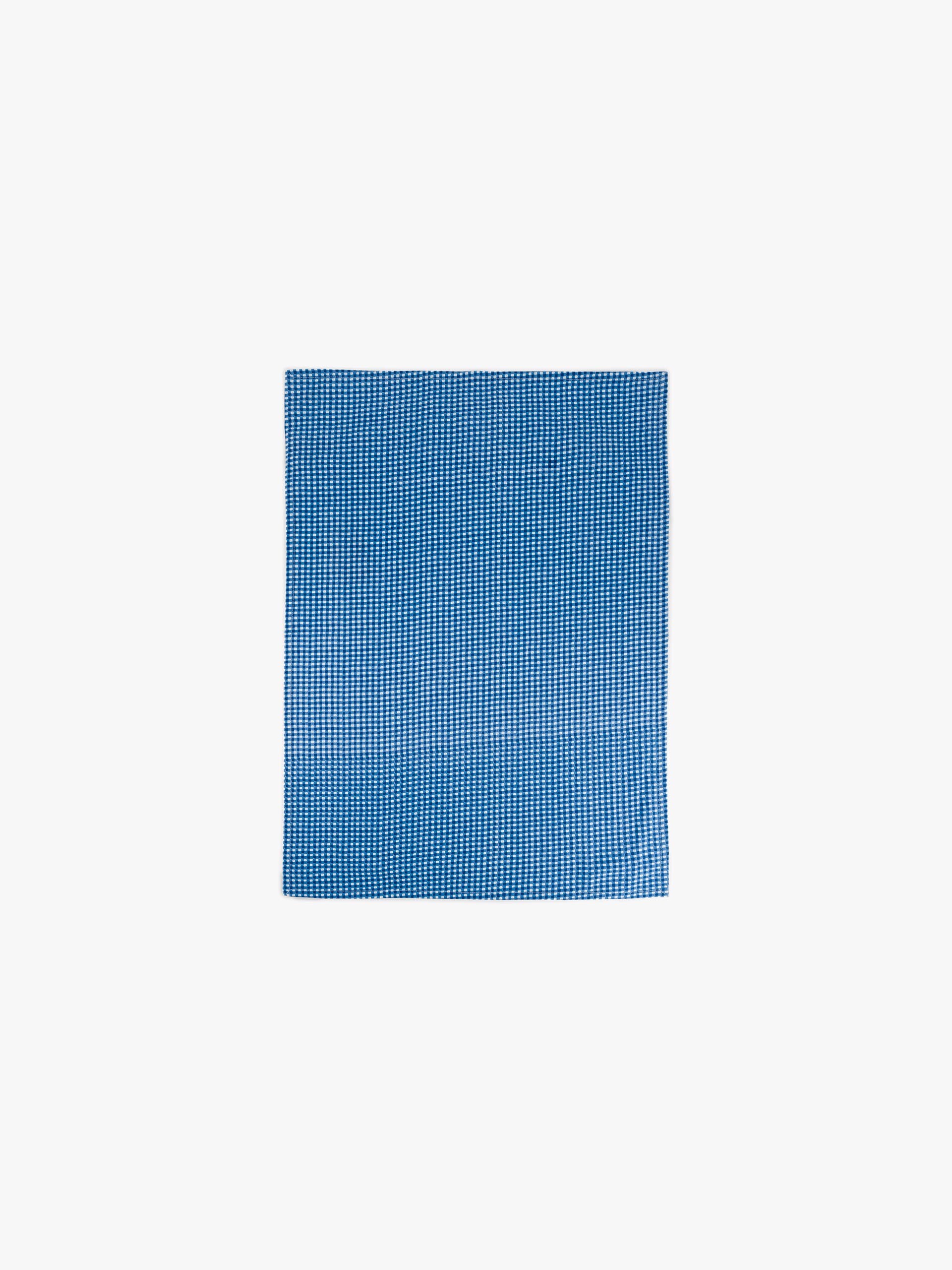 LUCAS DU TERTRE BLUE TEA TOWEL - Lucas du tertre print , Home design Bensimon