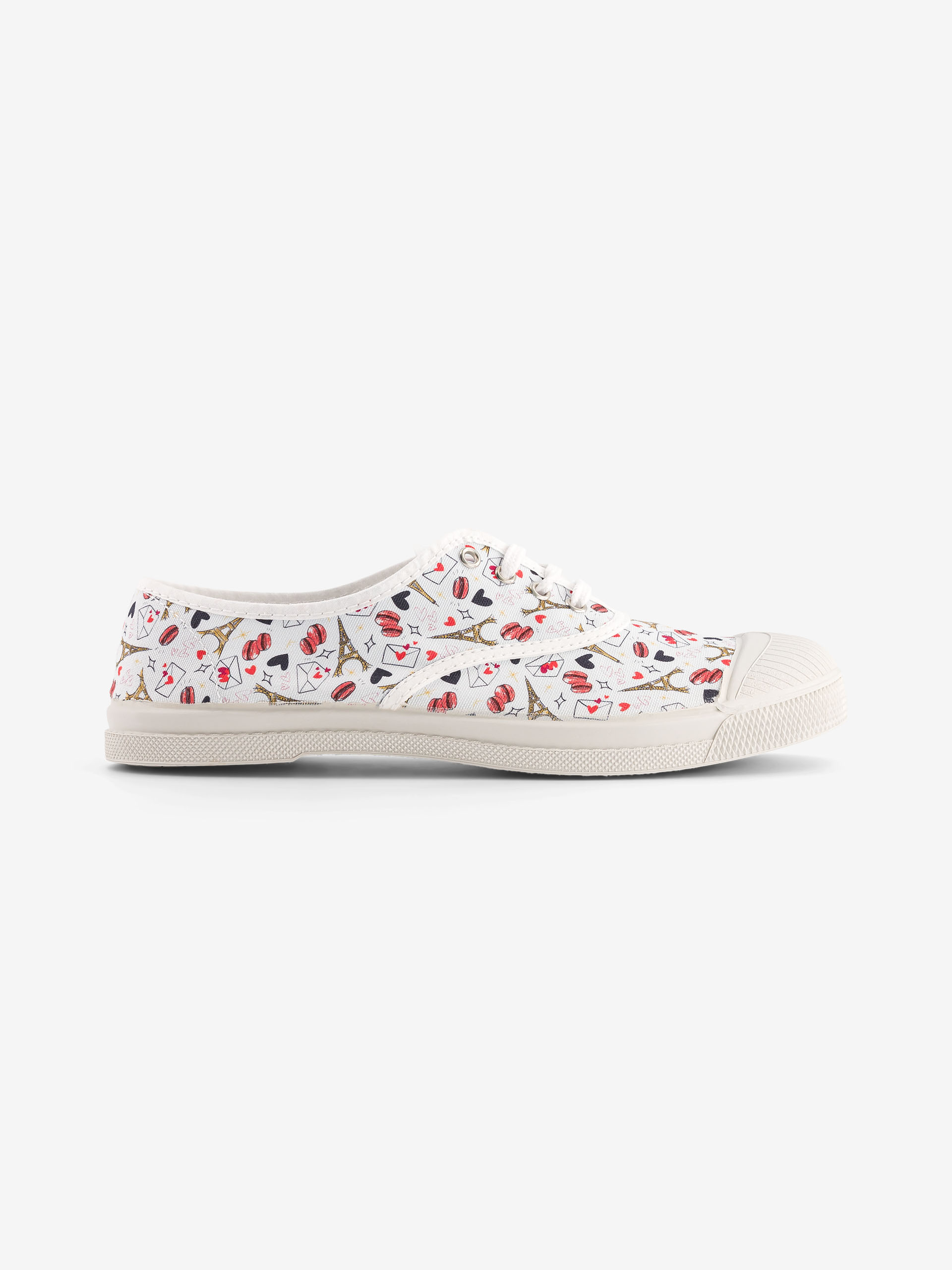 WOMEN'S LACE TENNIS PARIS - Paris 2024 , Tennis & Shoes Bensimon