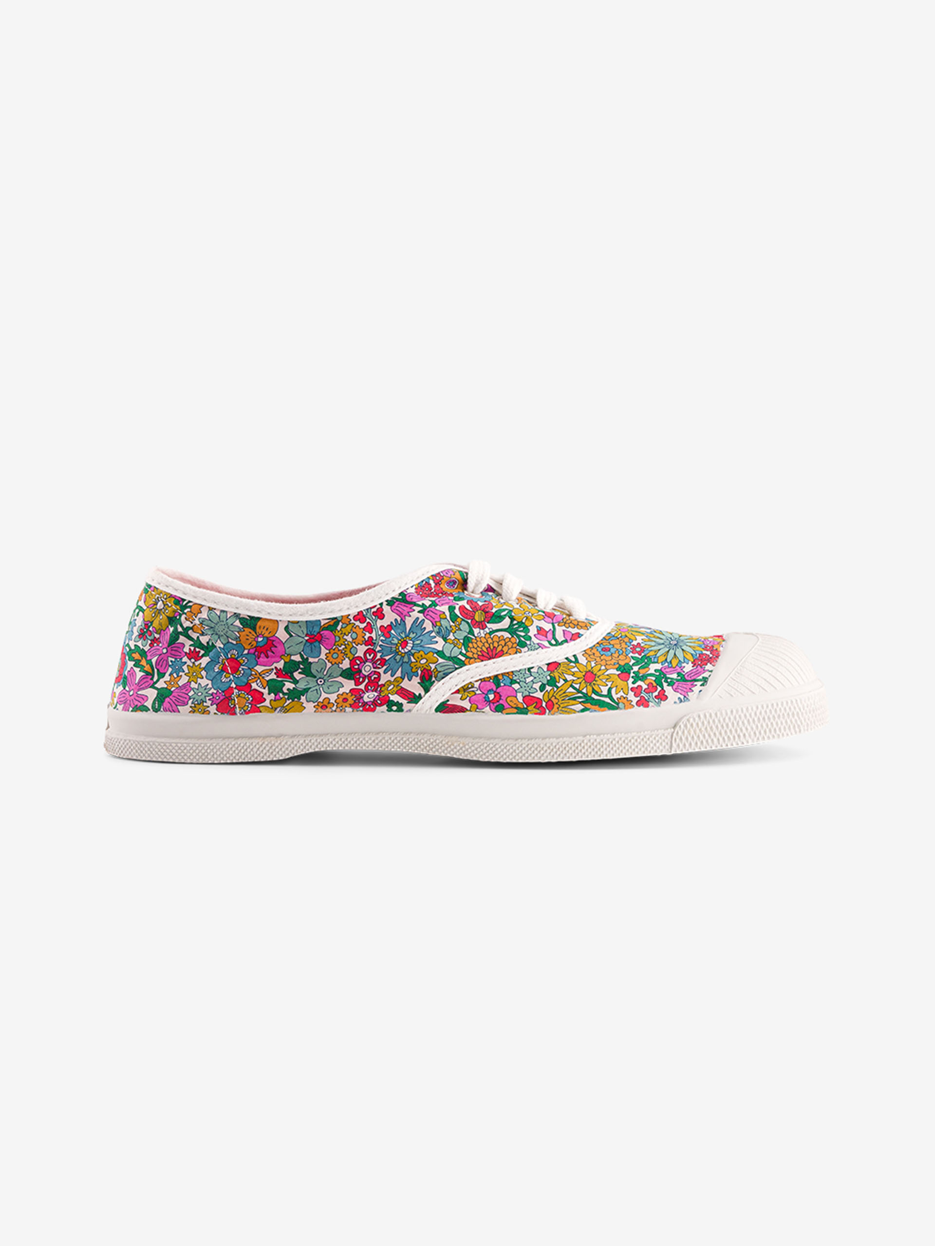 LIBERTY WOMEN'S TENNIS LACES -  June blossom , Tennis & Shoes Bensimon