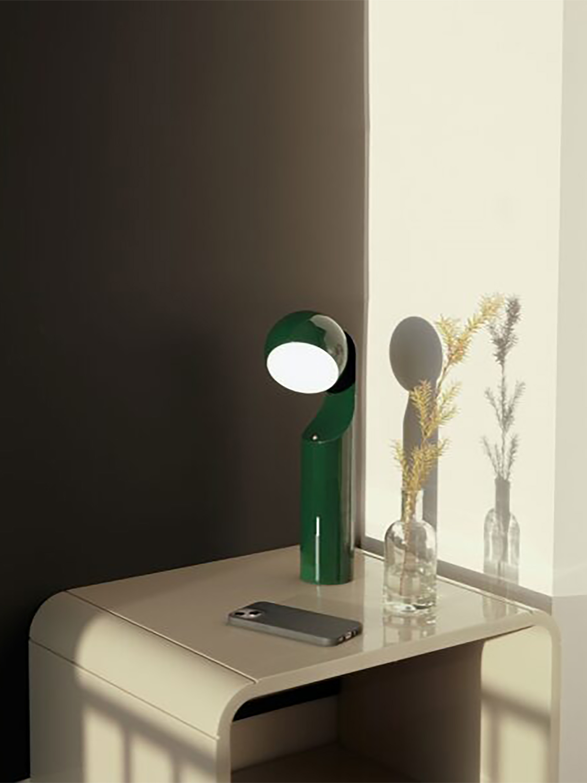 NOMAD LAMP 180 FOREST GREEN -  Dark green , Home design Bensimon