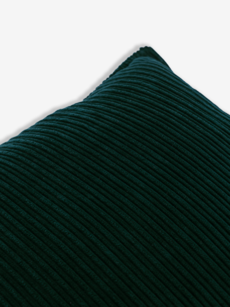 ROY PINE GREEN CORDUROY CUSHION -  Pine , Home design Bensimon