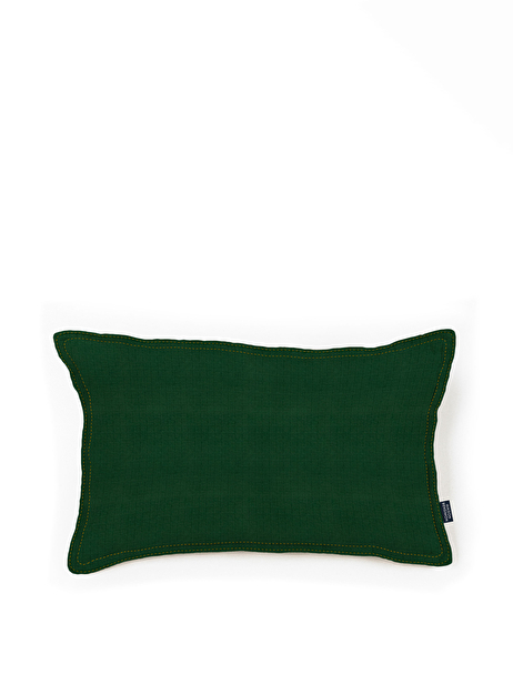 CHECKS MINI FOREST GREEN CUSHION -  Forest , Home design Bensimon
