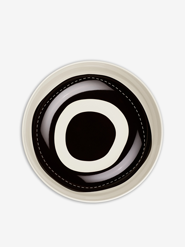 ARTY TARGET SALAD BOWL - Black white , Home design Bensimon