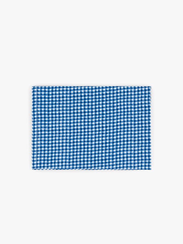 LUCAS DU TERTRE BLUE TEA TOWEL - Lucas du tertre print , Home design Bensimon