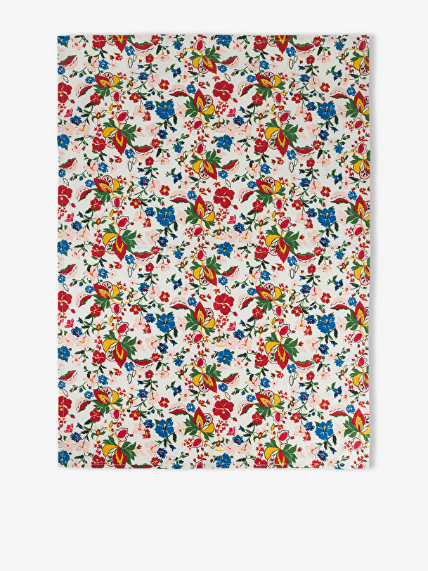 LUCAS DU TERTRE FLOWER CUSHION -  Lucas du tertre print , Home design Bensimon