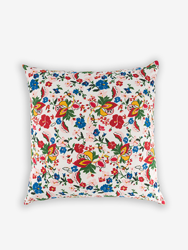 LUCAS DU TERTRE FLOWER CUSHION - Lucas du tertre print , Home design Bensimon