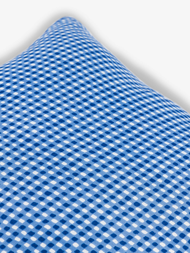 LUCAS DU TERTRE BLUE CUSHION -  Lucas du tertre print , Home design Bensimon
