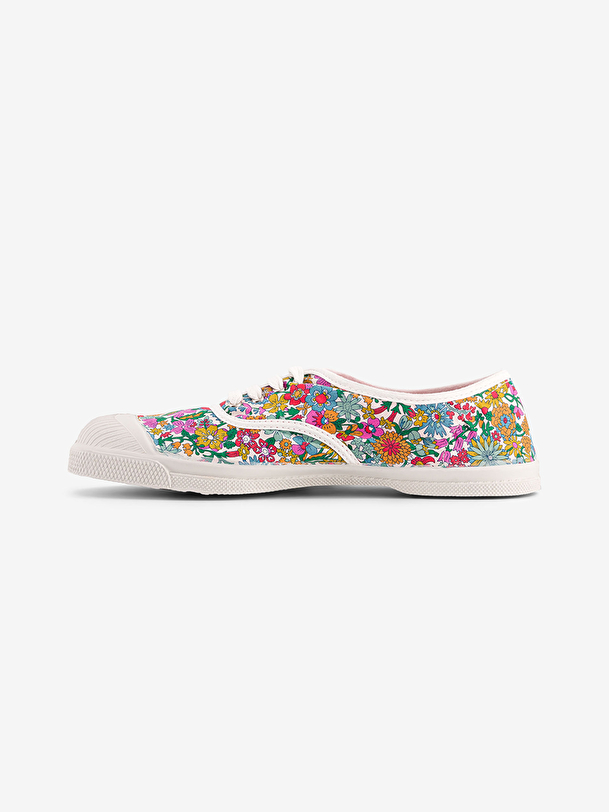 LIBERTY WOMEN'S TENNIS LACES -  June blossom , Tennis & Shoes Bensimon