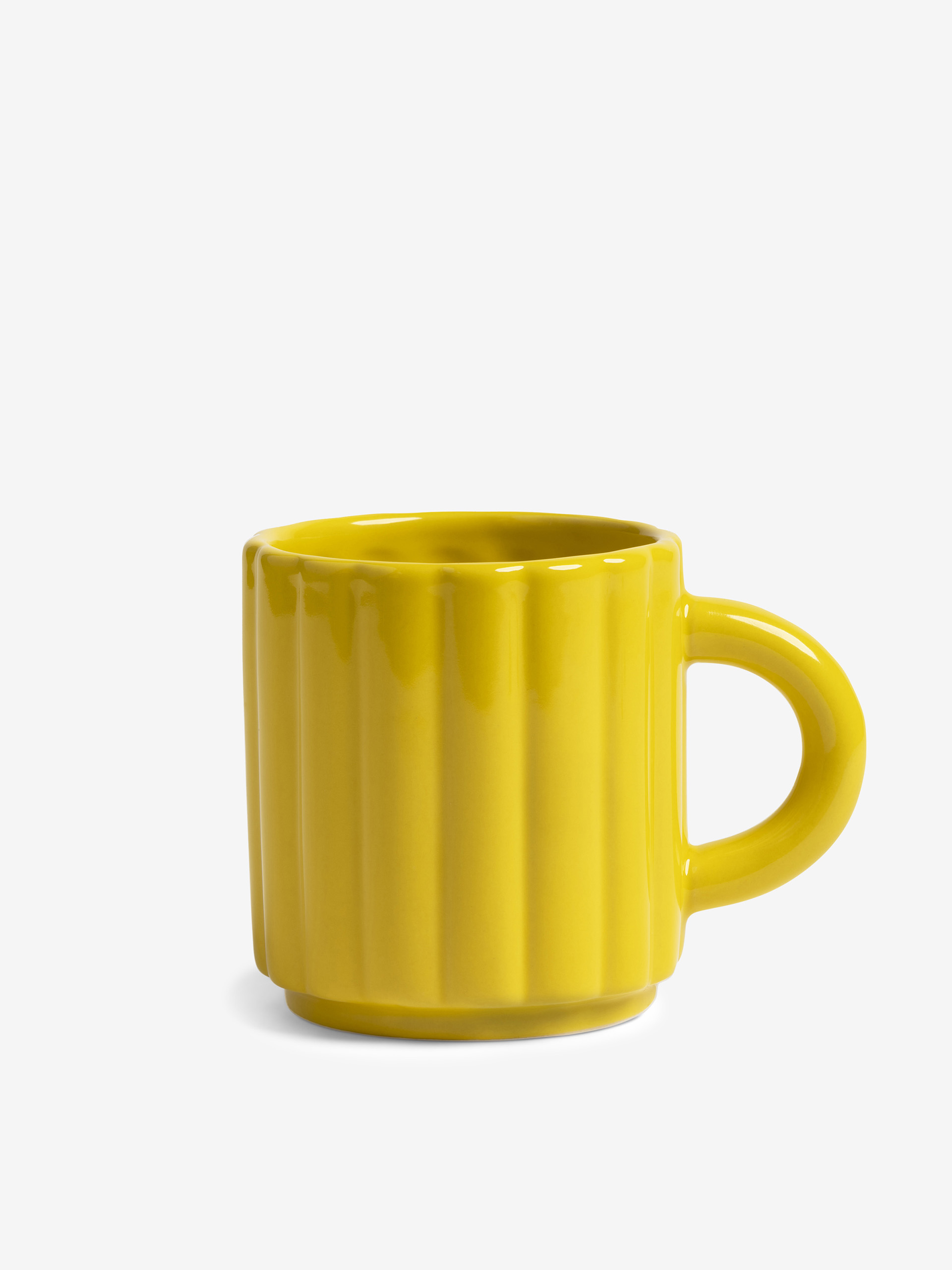 YELLOW ESPRESSO MUG TUBE -  Yellow , Home design Bensimon