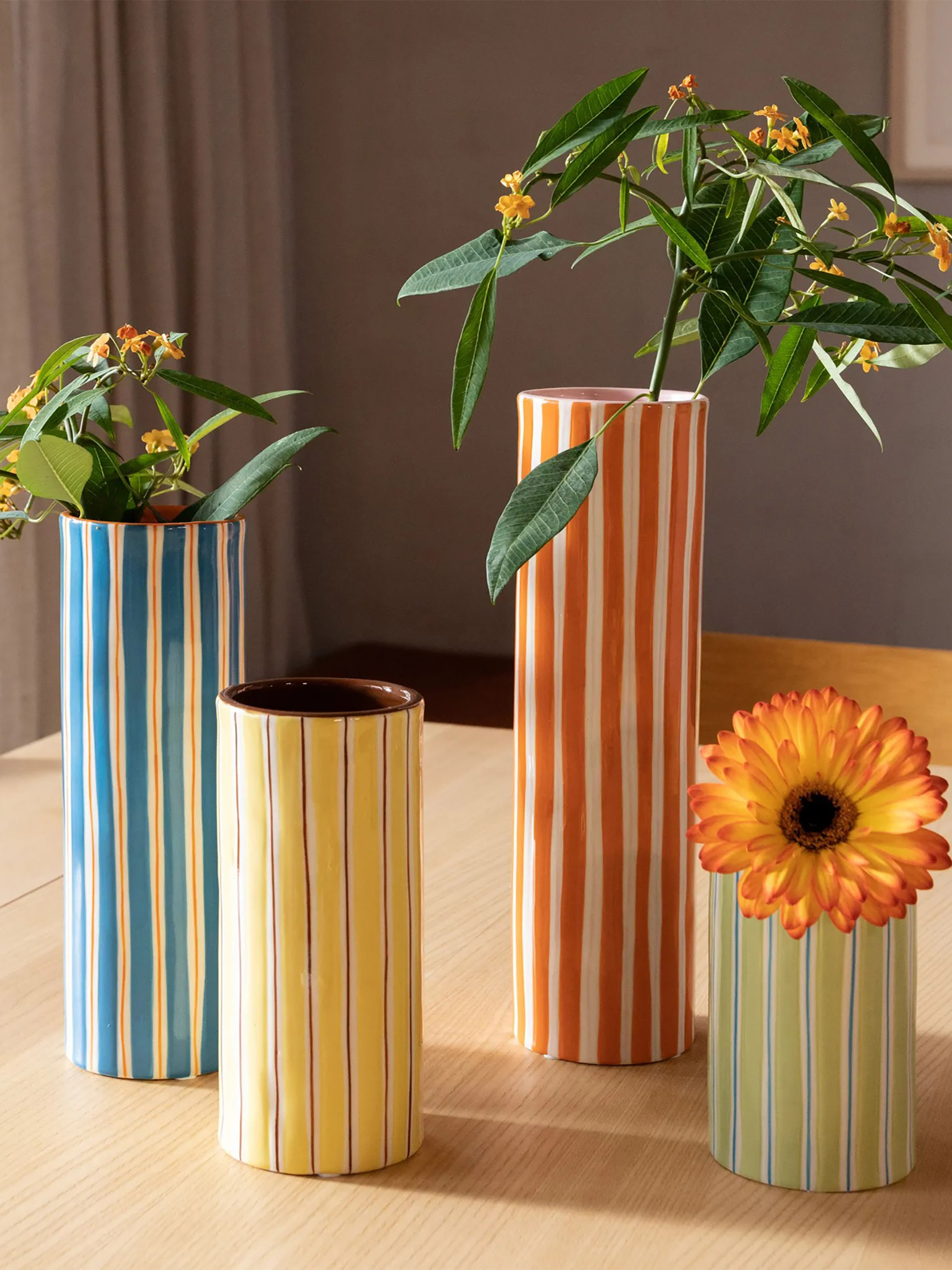 VASE RAY ORANGE YOU - Orange , Home design Bensimon