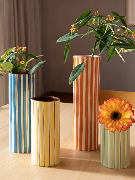 VASE RAY ORANGE YOU -  Orange , Home design Bensimon