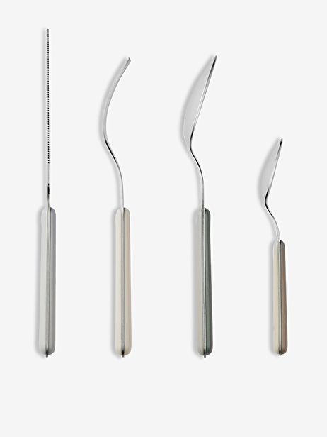 SET 8 CUTLERY 4 COLORS -  Multicolored , Home design Bensimon