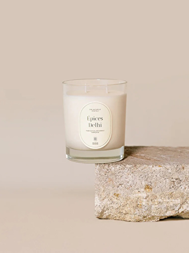 DELHI TU SPICE CANDLE -  White , Home design Bensimon