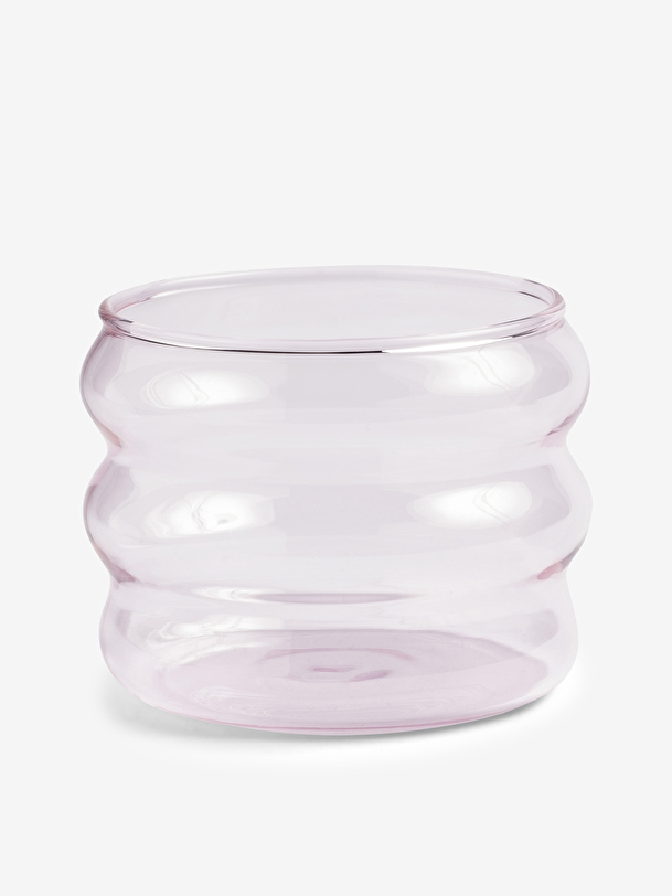PINK CHUBBY GLASS -  Light rose , Home design Bensimon