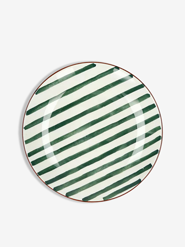 MYKONOS GREEN PLATE S - Green , Home design Bensimon