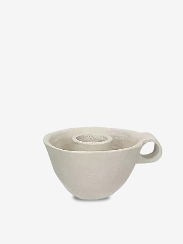 FINN BEIGE CANDLE HOLDER -  Beige , Home design Bensimon