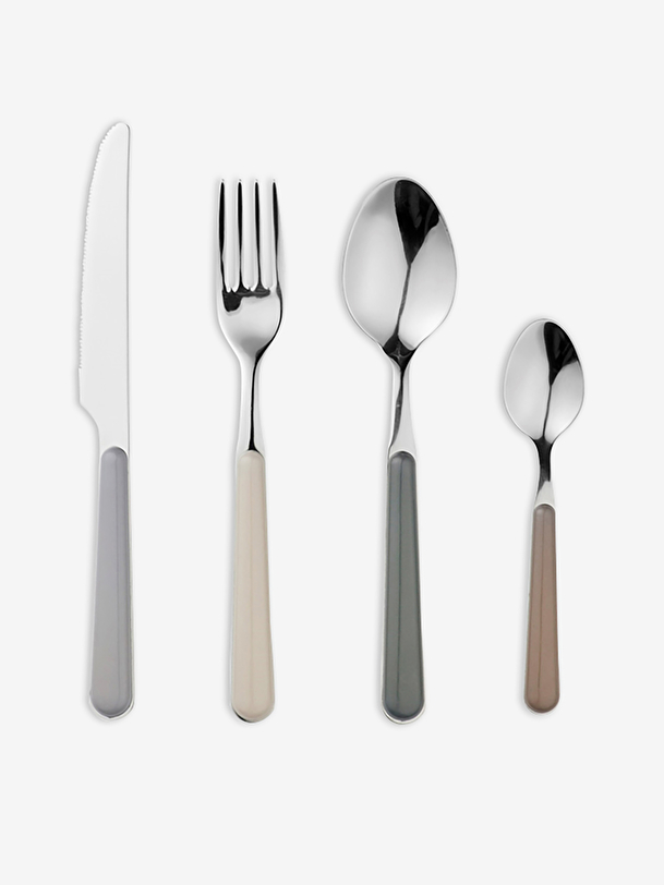 SET 8 CUTLERY 4 COLORS - Multicolored , Home design Bensimon