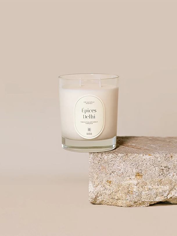 DELHI TU SPICE CANDLE -  White , Home design Bensimon