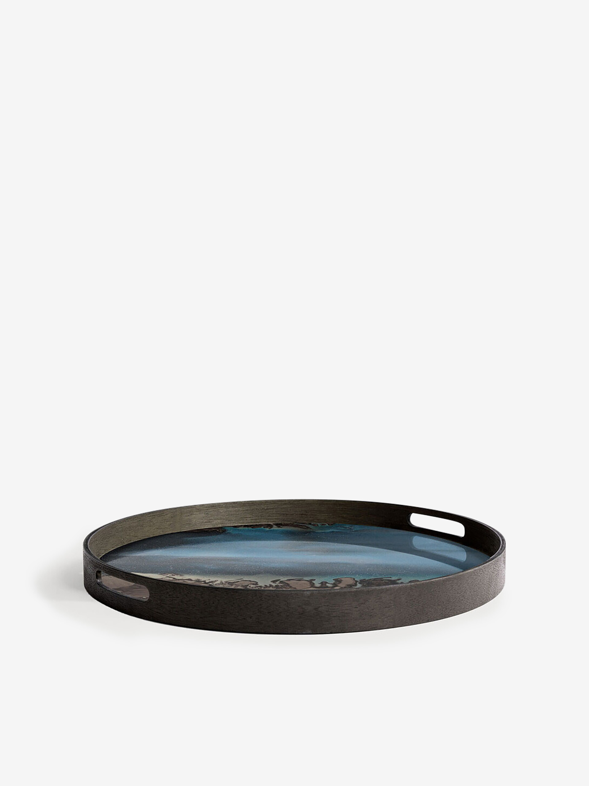ORGANIC GLASS TRAY INK - Multicolored , Home design Bensimon