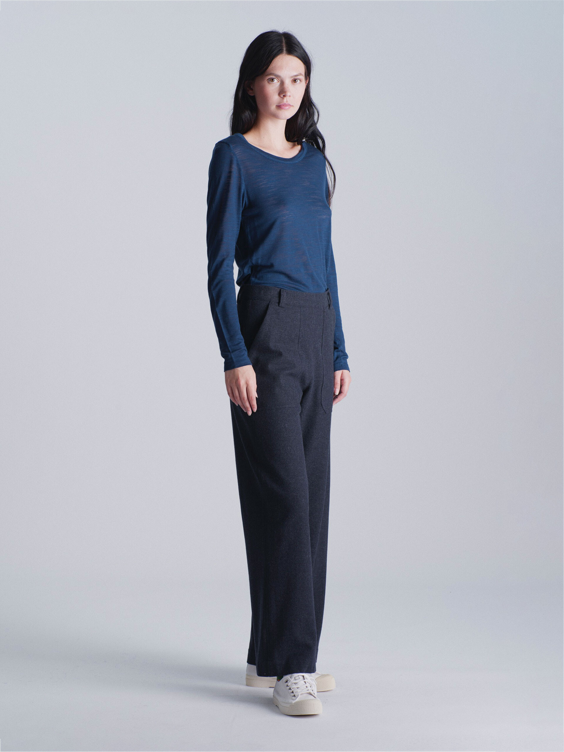 MOSES TROUSERS -  Bleu nuit , Ready-to-wear Bensimon