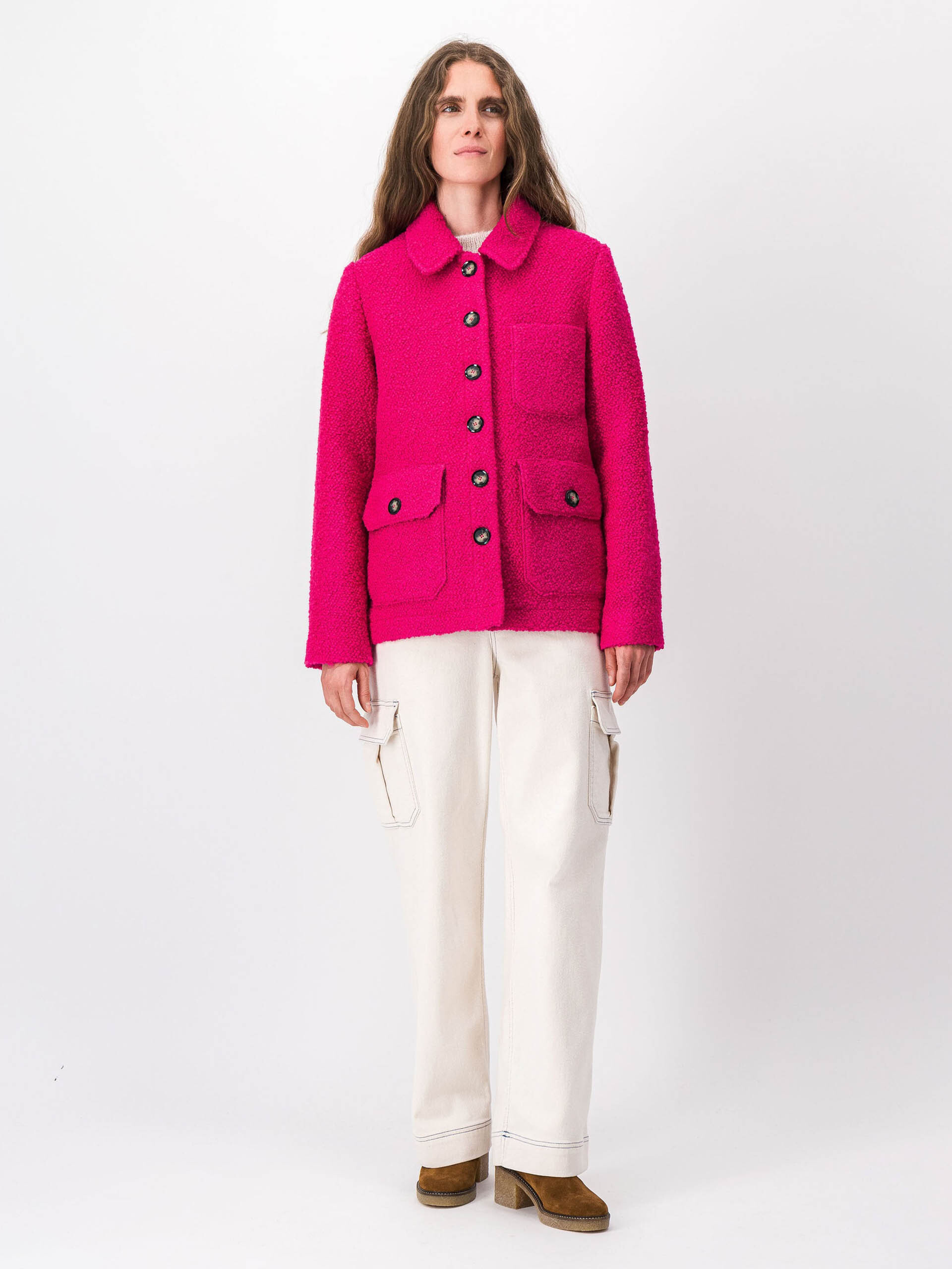 GOLTAN JACKET -  Raspberry , Ready-to-wear Bensimon